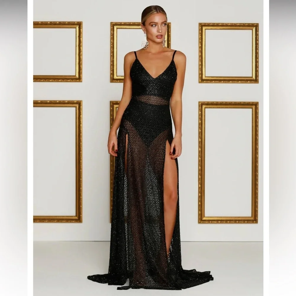 NWOT ALAMOUR the Label Rozay Luxe - Black Size S - Picture 14 of 16